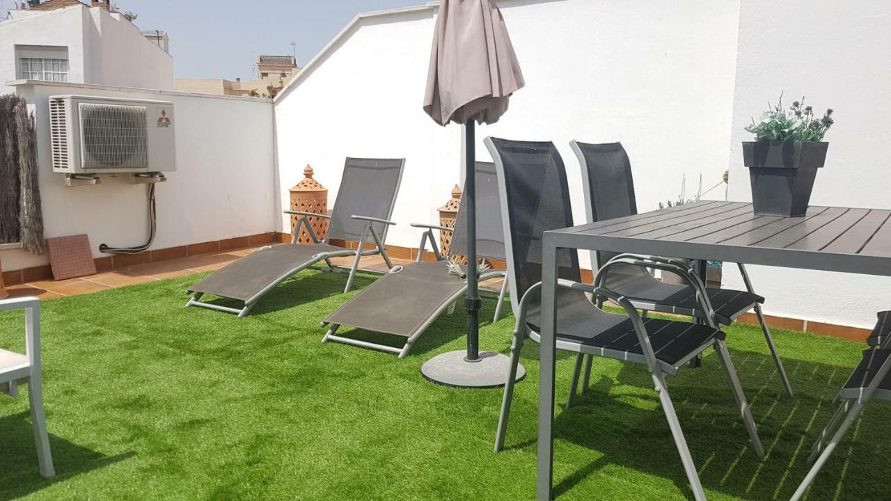 Appartement Malaga Centro Terraza Extérieur photo